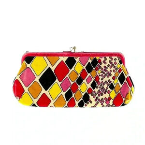 Vintage EMILIO PUCCI By Jana Kisslock Clutch Pouch Purse Bag 1960s
